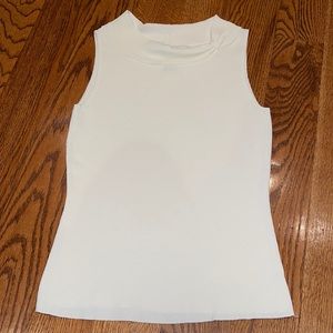 Cream sleeveless
